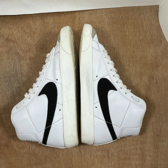 Nike Blazer Mid 77 Women Size 8.5 CZ1055-100 White Shoes Sneakers - Picture 6 of 8